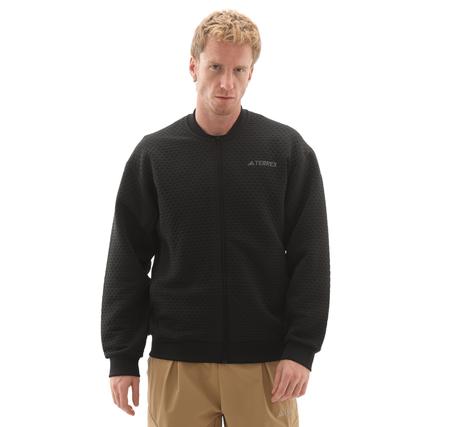 adidas Terrex Xpl Sweat Jkt Erkek Ceket Siyah adidas Terrex Xpl Sweat Jkt Erkek Ceket Siyah