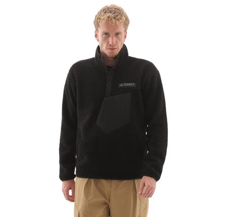adidas Terrex Xploric High Pile Erkek Sweatshirt Siyah adidas Terrex Xploric High Pile Erkek Sweatshirt Siyah