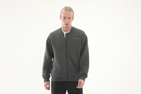 adidas Terrex Xploric Sweater Erkek Ceket Antrasit