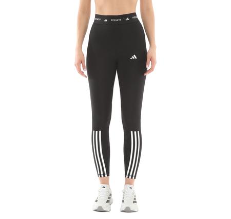 adidas Tf 3S 7-8 L Kadın Tayt Siyah