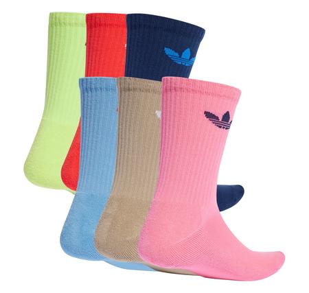 adidas Tr Crew S 6P Erkek Çorap Pembe