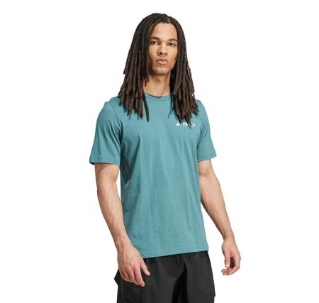 adidas Tx Mountaın Tee Erkek T-Shirt Yeşil