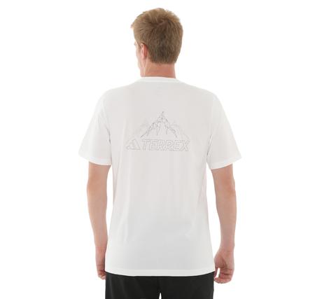 adidas Tx Mountaın Tee Erkek T-Shirt Beyaz