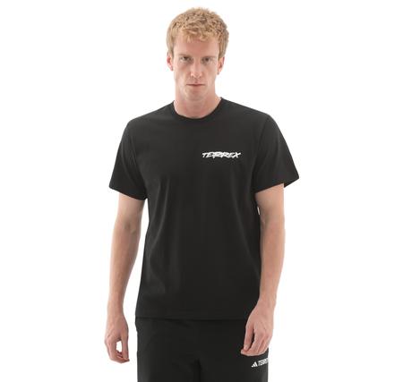 adidas U Snow T Erkek T-Shirt Siyah adidas U Snow T Erkek T-Shirt Siyah