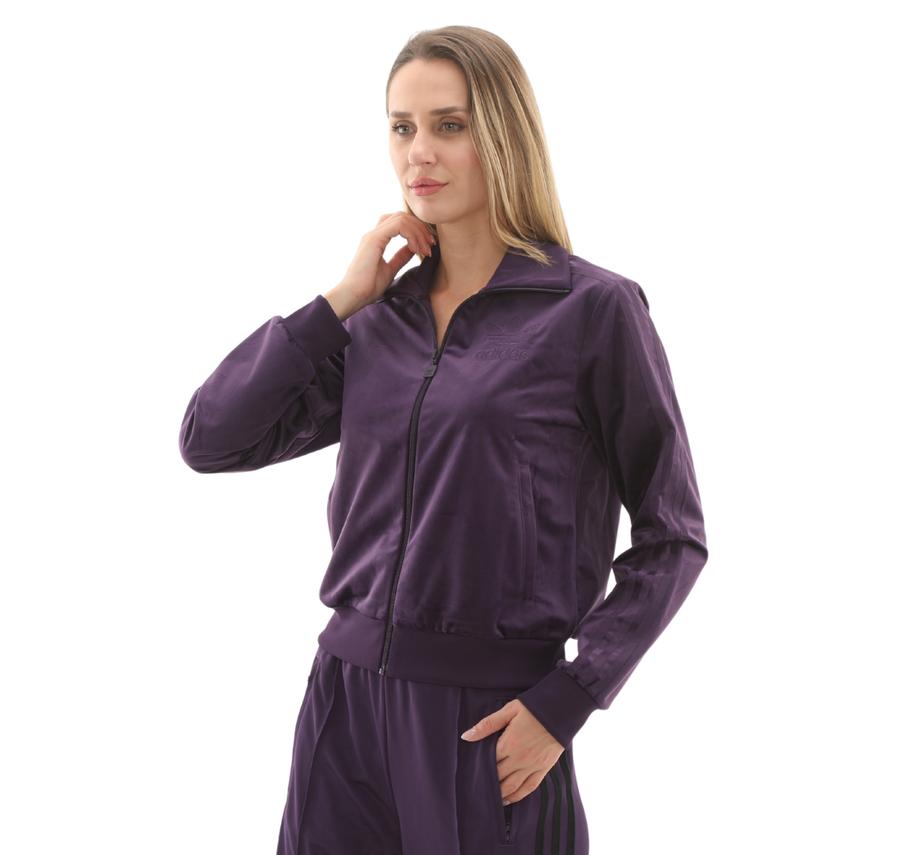 adidas Velvet Tt Kadın Ceket Mor adidas Velvet Tt Kadın Ceket Mor