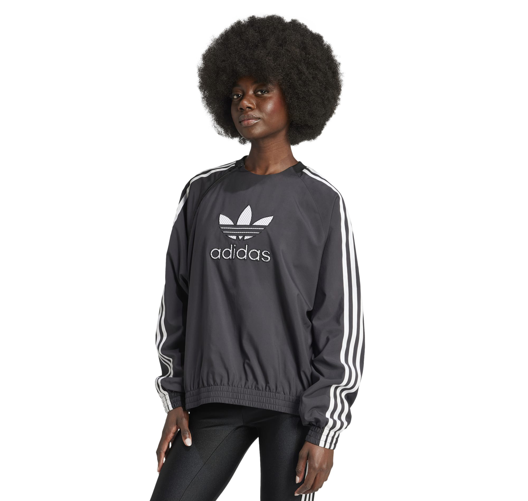 Sweatshirt adidas femme sale