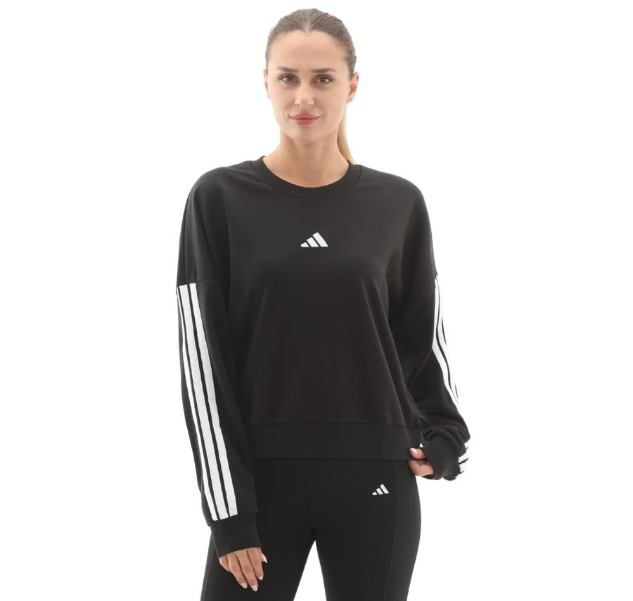 adidas W 3S Ft Swt Kadın Sweatshirt Siyah adidas W 3S Ft Swt Kadın Sweatshirt Siyah