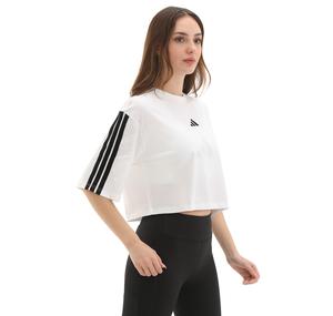 adidas W 3S Sj Tlr T Kadın T-Shirt Beyaz