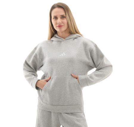 adidas W All Szn Hl Hd Kadın Sweatshirt Gri adidas W All Szn Hl Hd Kadın Sweatshirt Gri