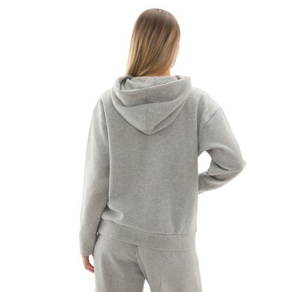 adidas W All Szn Hl Hd Kadın Sweatshirt Gri adidas W All Szn Hl Hd Kadın Sweatshirt Gri