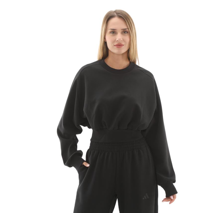 adidas W All Szn Sl Sw Kadın Sweatshirt Siyah adidas W All Szn Sl Sw Kadın Sweatshirt Siyah