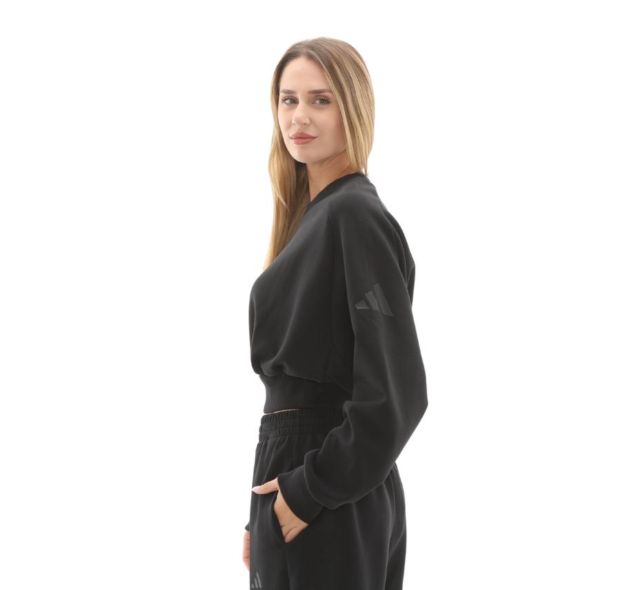 adidas W All Szn Sl Sw Kadın Sweatshirt Siyah adidas W All Szn Sl Sw Kadın Sweatshirt Siyah