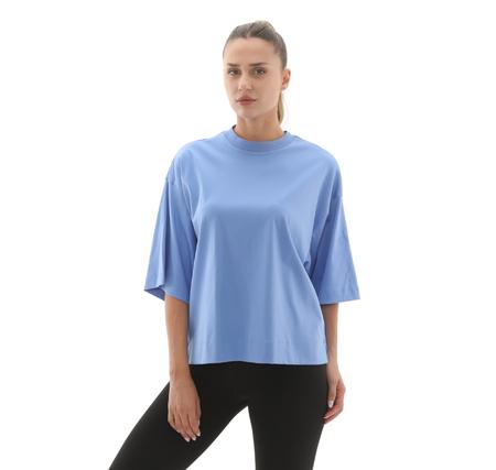 adidas W All Szn Sl T Kadın T-Shirt Mavi