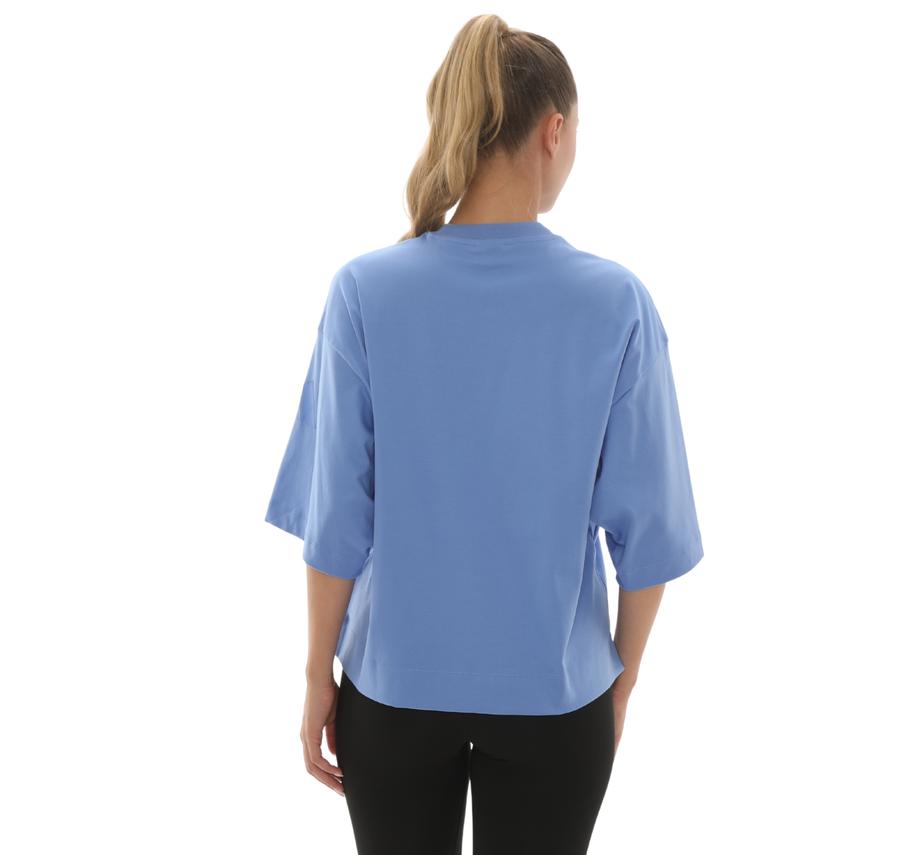 adidas W All Szn Sl T Kadın T-Shirt Mavi adidas W All Szn Sl T Kadın T-Shirt Mavi