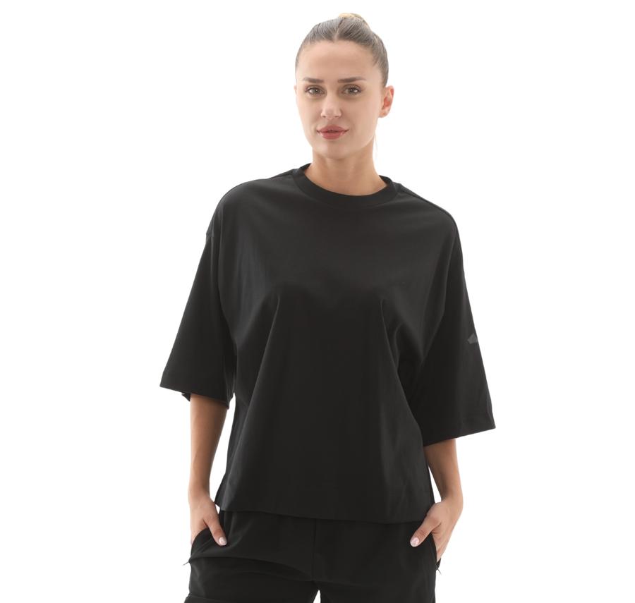 adidas W All Szn Sl T Kadın T-Shirt Siyah adidas W All Szn Sl T Kadın T-Shirt Siyah