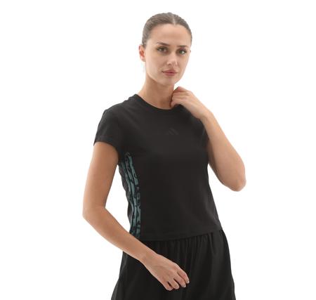adidas W Aop Tee Kadın T-Shirt Siyah