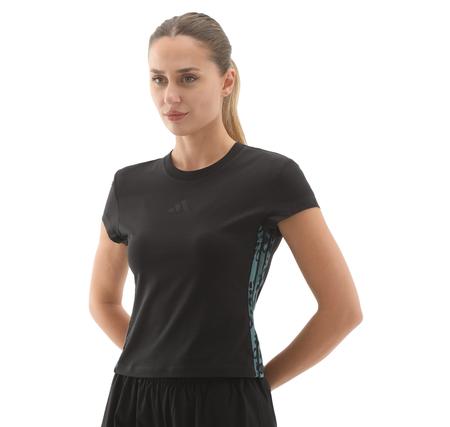 adidas W Aop Tee Kadın T-Shirt Siyah