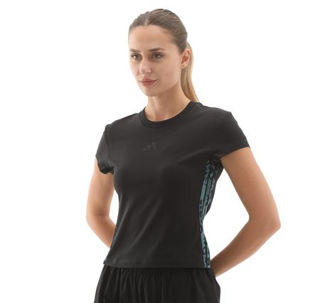 adidas W Aop Tee Kadın T-Shirt Siyah