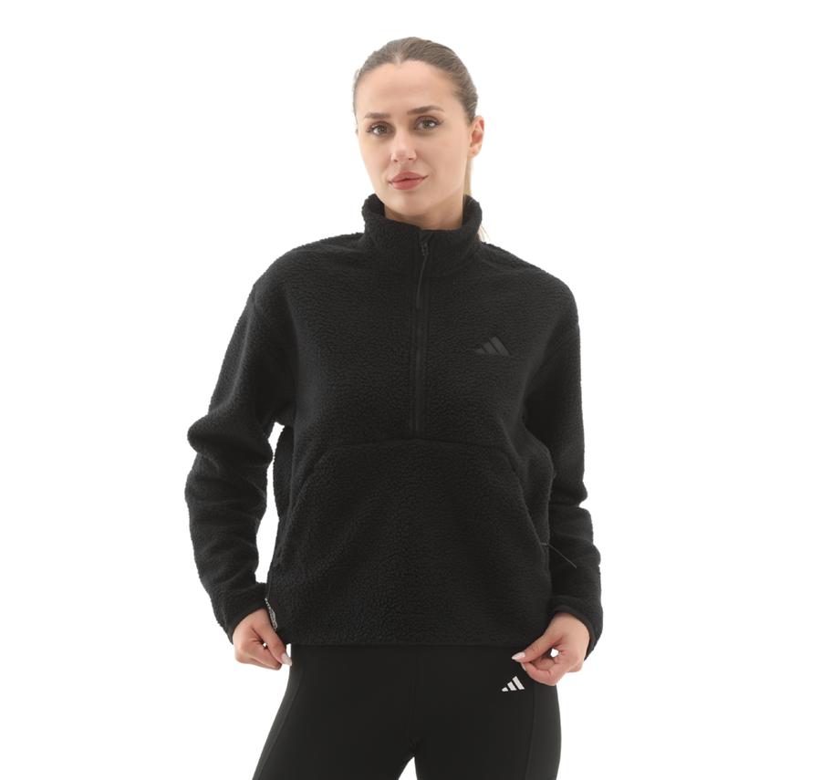 adidas W Ct Fleece Hz Kadın Ceket Siyah adidas W Ct Fleece Hz Kadın Ceket Siyah