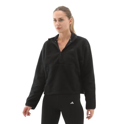 adidas W Ct Fleece Hz Kadın Ceket Siyah adidas W Ct Fleece Hz Kadın Ceket Siyah
