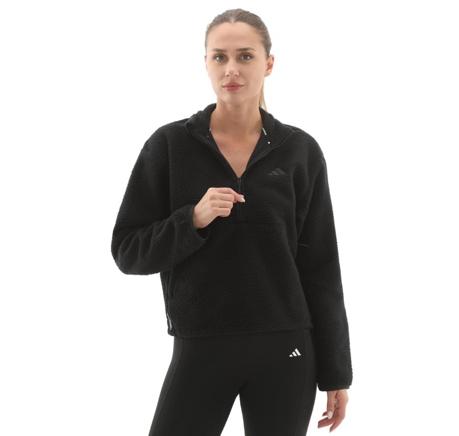 adidas W Ct Fleece Hz Kadın Ceket Siyah adidas W Ct Fleece Hz Kadın Ceket Siyah