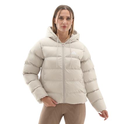 adidas W Ess Sd P Hd J Kadın Mont Beyaz adidas W Ess Sd P Hd J Kadın Mont Beyaz