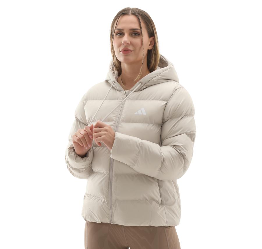 adidas W Ess Sd P Hd J Kadın Mont Beyaz adidas W Ess Sd P Hd J Kadın Mont Beyaz