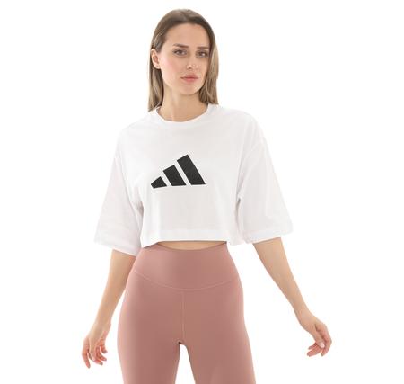 adidas W Fı 3B Tee Kadın T-Shirt Beyaz
