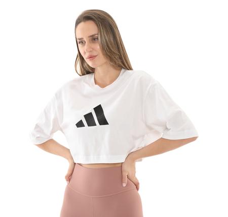 adidas W Fı 3B Tee Kadın T-Shirt Beyaz