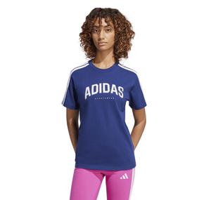adidas W L Softs Tee Kadın T-Shirt Lacivert