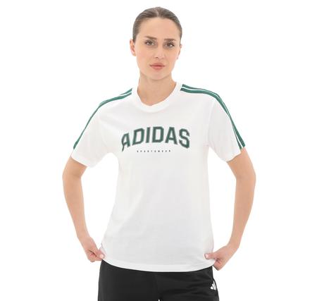 adidas W L Softs Tee Kadın T-Shirt Beyaz