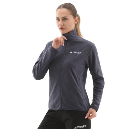 adidas Terrex W Mt Ess Fz Fl Kadın Ceket Mor