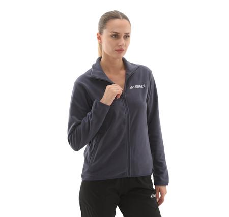adidas W Mt Ess Fz Fl Kadın Ceket Mor