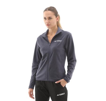adidas W Mt Ess Fz Fl Kadın Ceket Mor