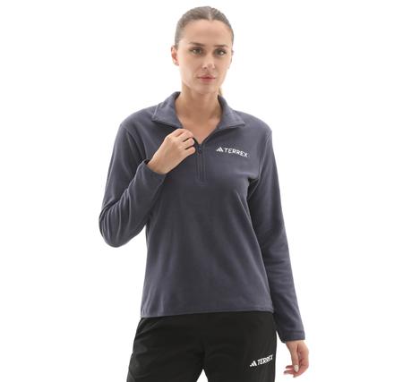 adidas W Mt Ess Hz Fl Kadın Sweatshirt Mor adidas W Mt Ess Hz Fl Kadın Sweatshirt Mor