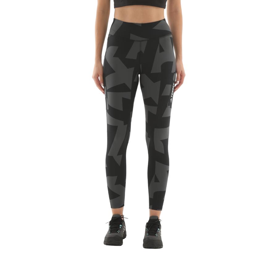 adidas W Mt Tıghts Aop Kadın Tayt Siyah adidas W Mt Tıghts Aop Kadın Tayt Siyah