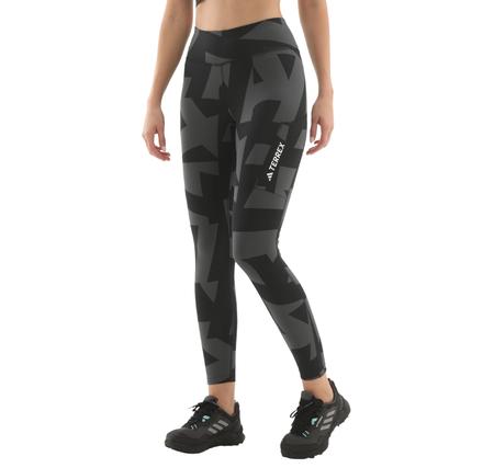 adidas Terrex W Mt Tıghts Aop Kadın Tayt Siyah adidas Terrex W Mt Tıghts Aop Kadın Tayt Siyah