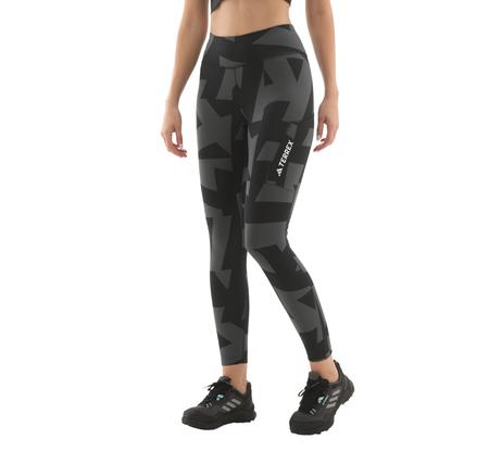 adidas W Mt Tıghts Aop Kadın Tayt Siyah