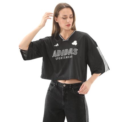 adidas W Tıro Q2 Bf T Kadın T-Shirt Siyah