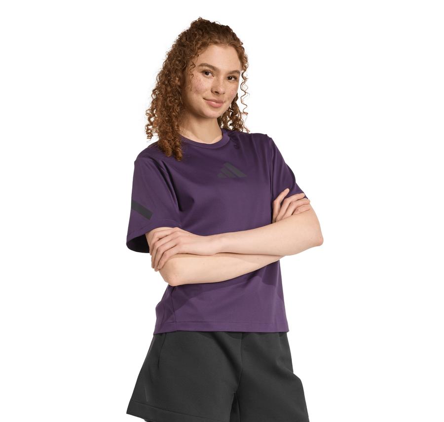 adidas W Z.n.e. Tee Kadın T-Shirt Mor adidas W Z.n.e. Tee Kadın T-Shirt Mor