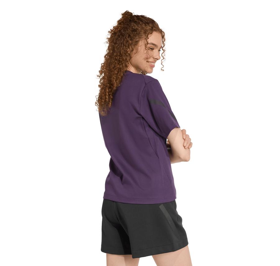 adidas W Z.n.e. Tee Kadın T-Shirt Mor adidas W Z.n.e. Tee Kadın T-Shirt Mor