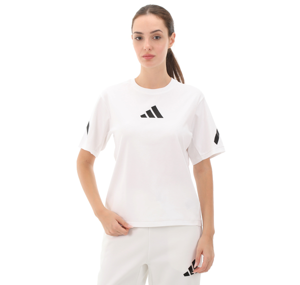 adidas W Z.n.e. Tee Kadın T-Shirt Beyaz adidas W Z.n.e. Tee Kadın T-Shirt Beyaz