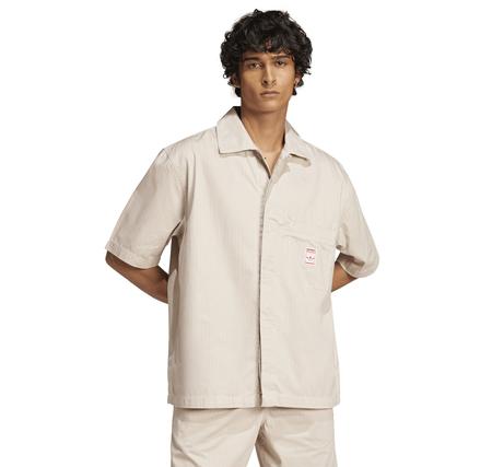 adidas Wab  Shırt Erkek Gömlek Krem