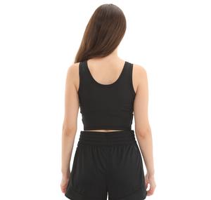 adidas We 3S Crop Tank Kadın Büstiyer Siyah