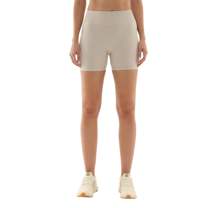 adidas We Knıt 4In Sh Kadın Tayt Krem adidas We Knıt 4In Sh Kadın Tayt Krem