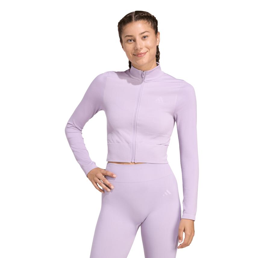 adidas We Knıt Jkt Kadın Ceket Mor adidas We Knıt Jkt Kadın Ceket Mor