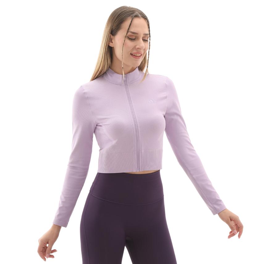 adidas We Knıt Jkt Kadın Ceket Mor adidas We Knıt Jkt Kadın Ceket Mor