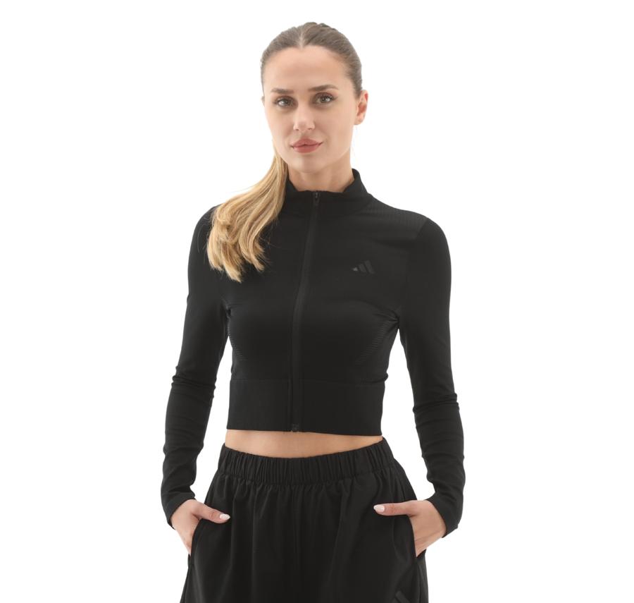 adidas We Knıt Jkt Kadın Ceket Siyah adidas We Knıt Jkt Kadın Ceket Siyah