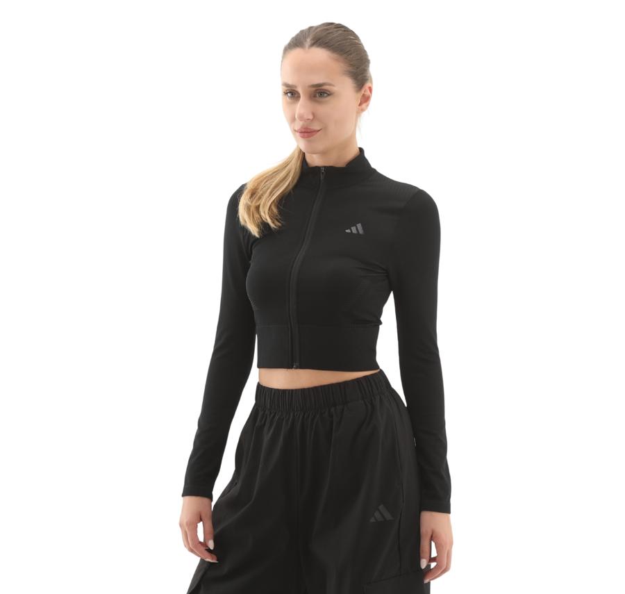 adidas We Knıt Jkt Kadın Ceket Siyah adidas We Knıt Jkt Kadın Ceket Siyah