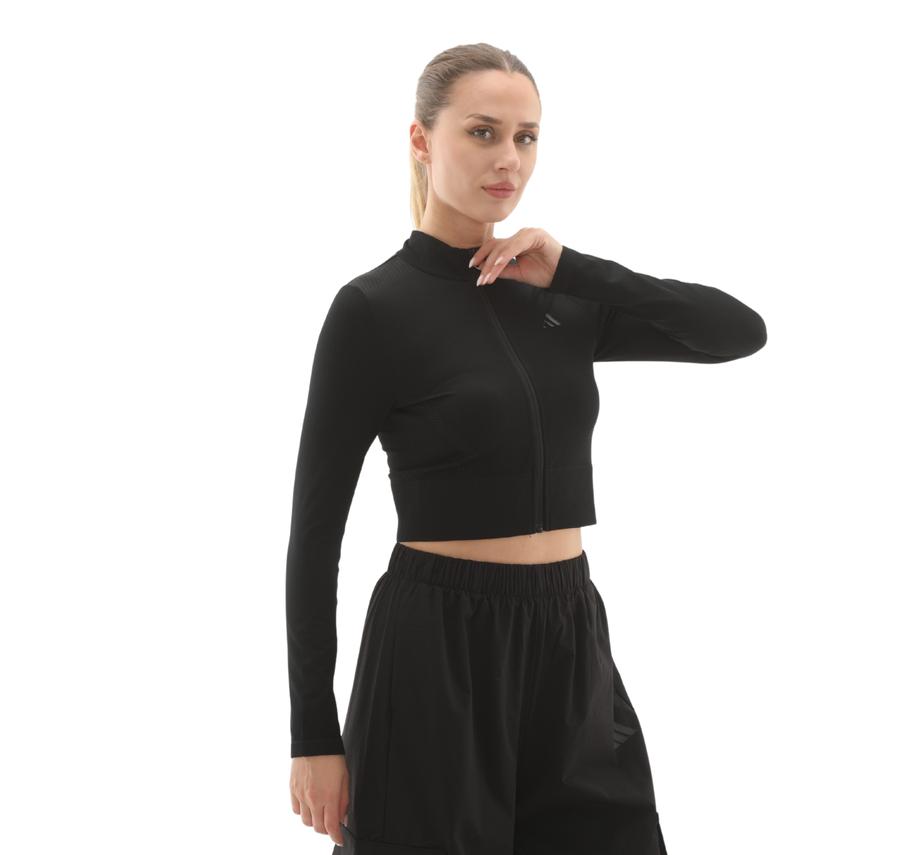 adidas We Knıt Jkt Kadın Ceket Siyah adidas We Knıt Jkt Kadın Ceket Siyah